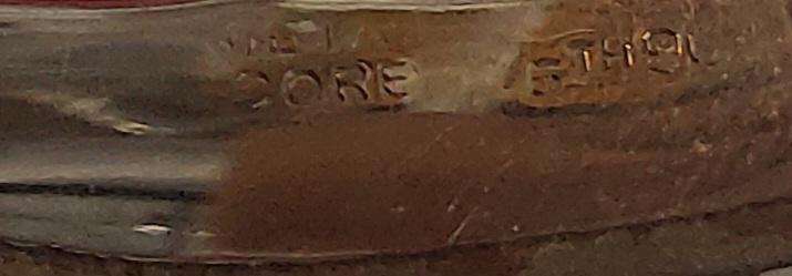 vintage 9ct gold metal core bracelet sold as per pictures has a minor dents see pictures