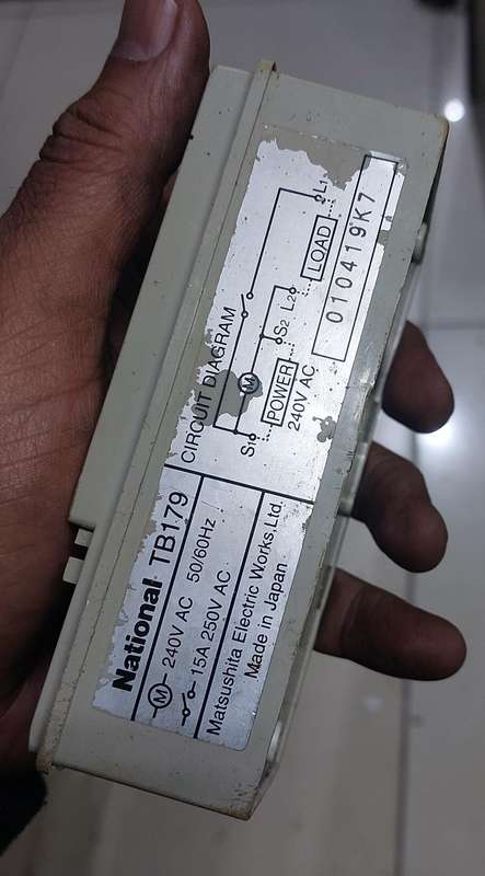 timer switch sold as not working as not sure how to test