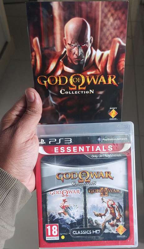 Rare hd god of war 1 and 2 for playstation 3 like new
