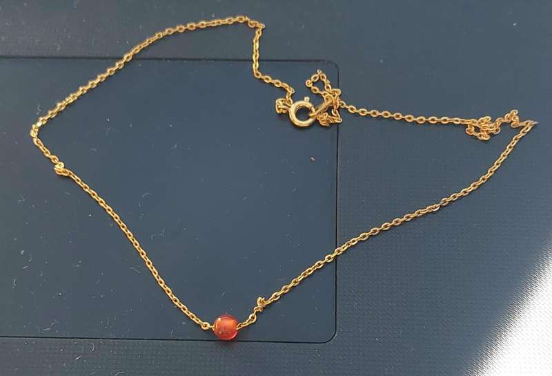 vintage made in japan birth stone chain