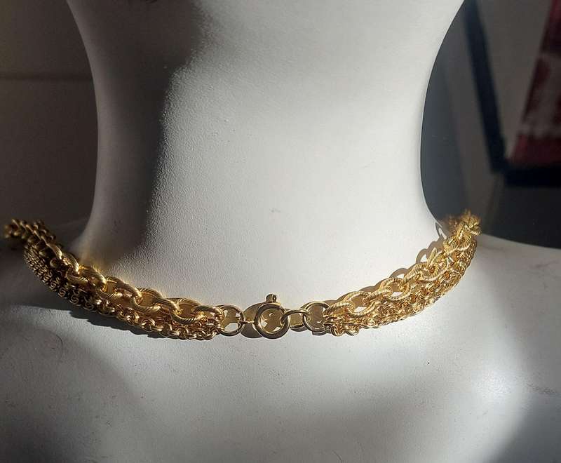 Vintage combination of 3 chains absolutely beautiful