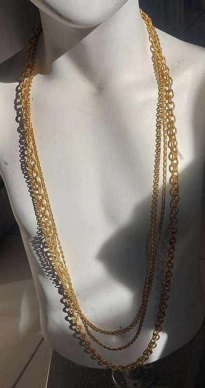 Vintage combination of 3 chains absolutely beautiful