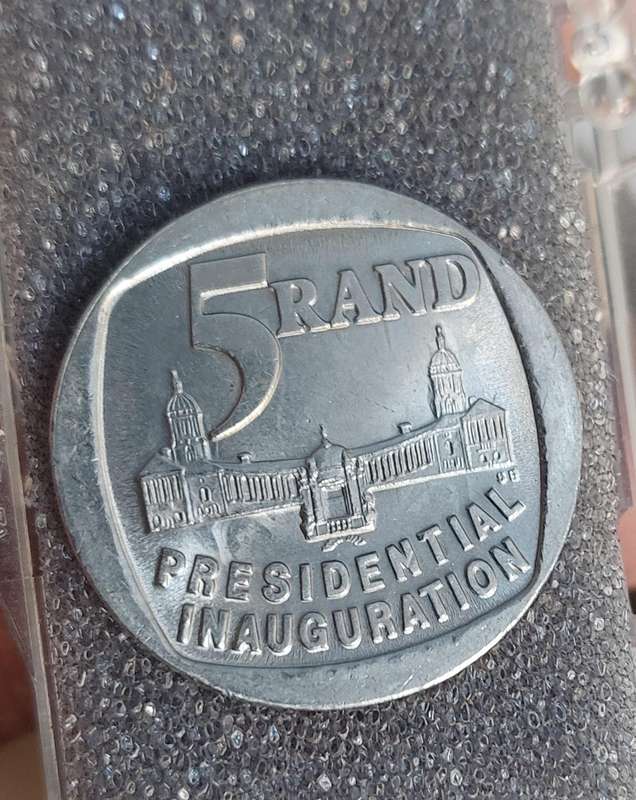 presidential 5 rand coin