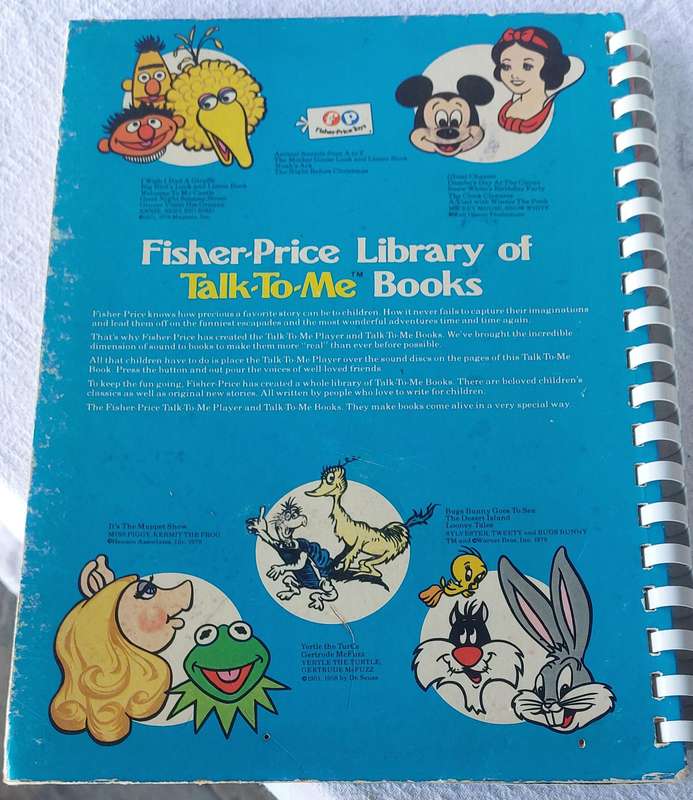 RARE 1979 fisher price talk to me book  the Muppet show top condition