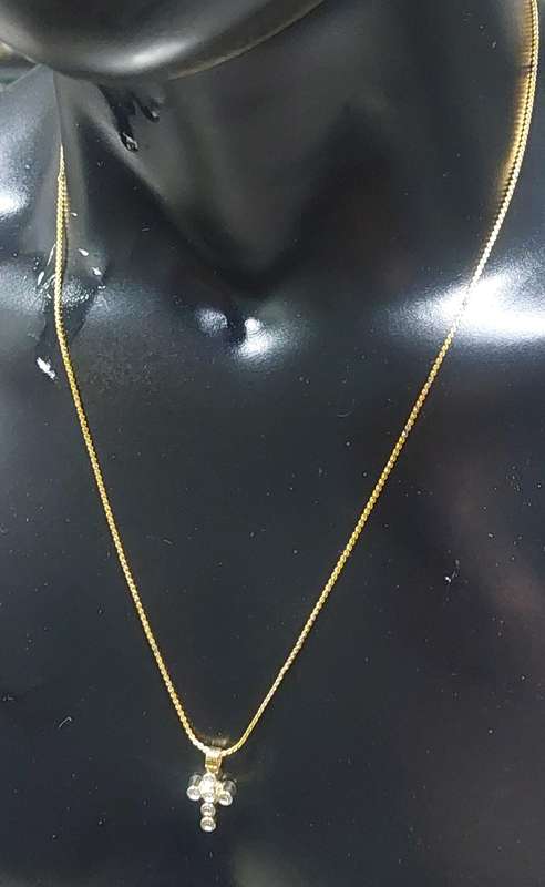 Vintage cross chain and pendant