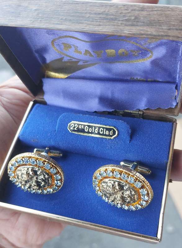 Vintage Absolutely stunning cufflinks in case
