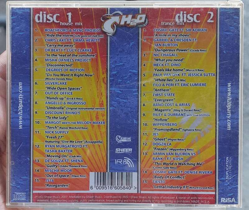 double disc music cd