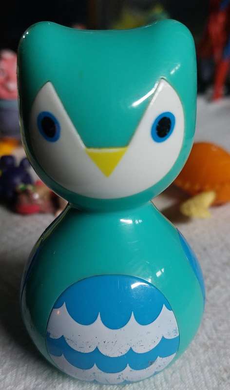 Rare Vintage kido owl wobble toy perfect for growing kids eye coordination