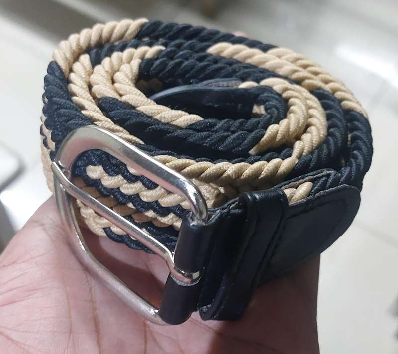 BRAIDED STRECH BELT FITS SIZE SMALL TO XL