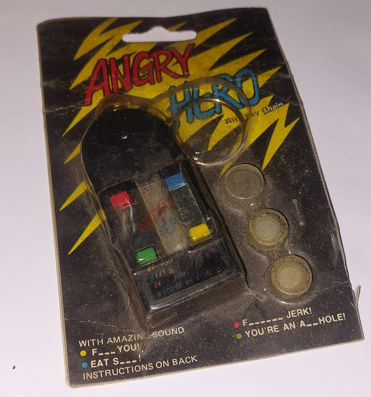 Angry Hero Keychain