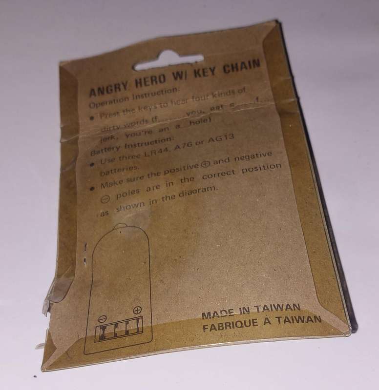 Angry Hero Keychain