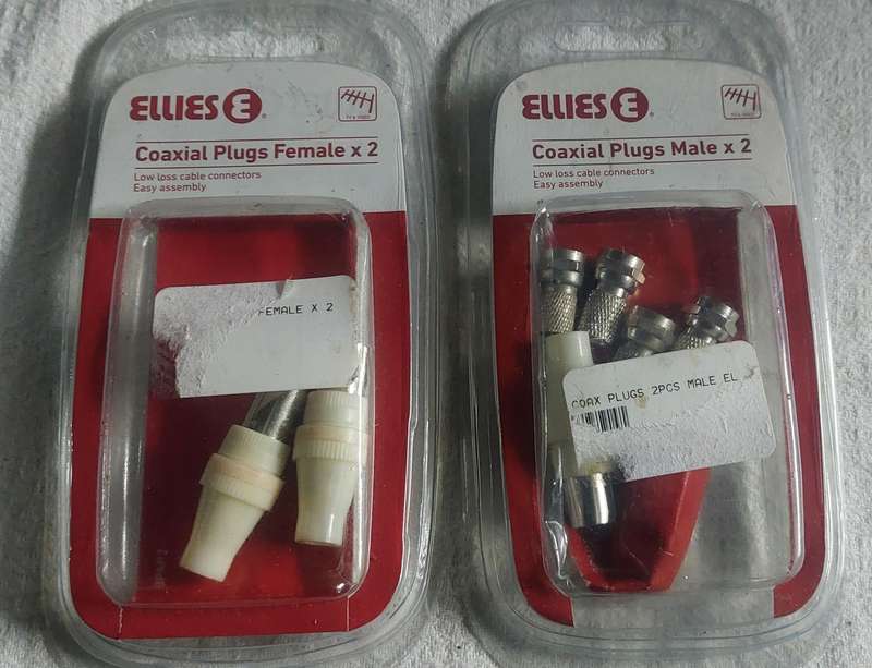 Television coaxial plugs