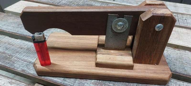 solid wood biltong cutter