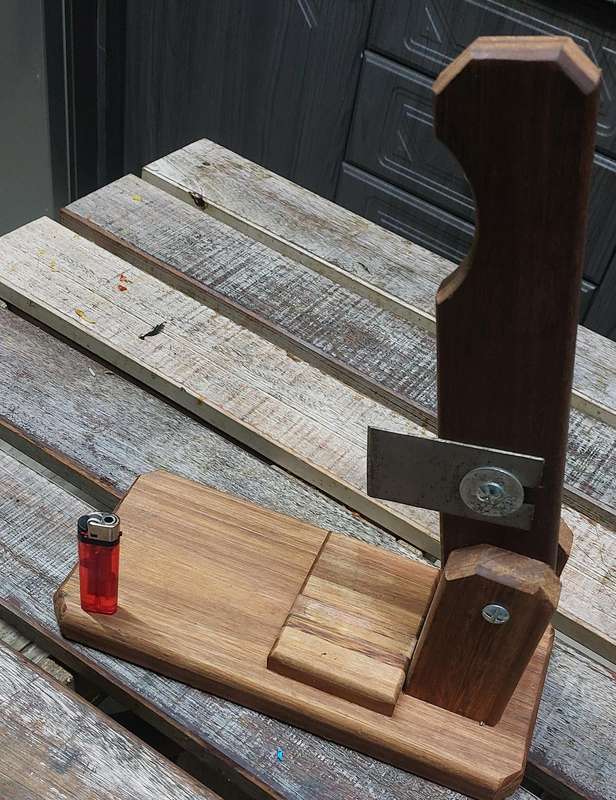 solid wood biltong cutter