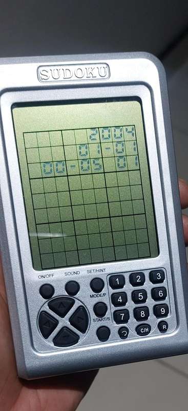 Vintage hand held game SUDOKU never used