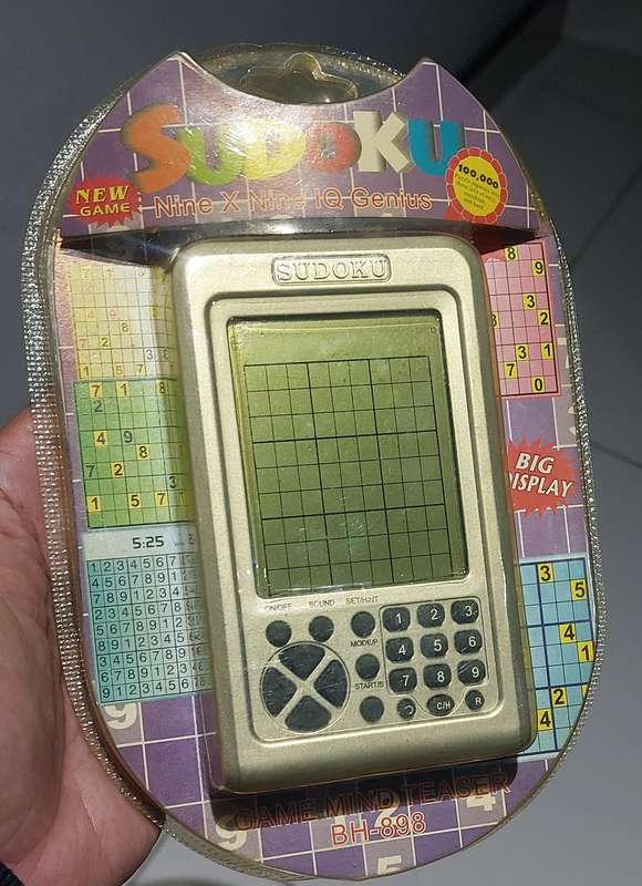Vintage hand held game SUDOKU never used