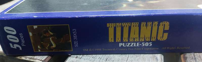 Vintage 500 piece Titanic puzzle never opened
