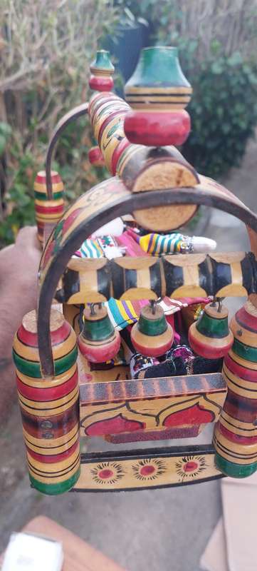 Rare hand made cradle and doll check more related stuff on my auctions