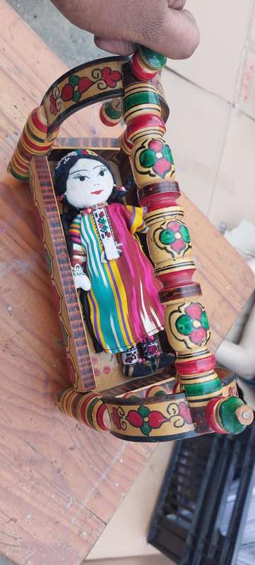 Rare hand made cradle and doll check more related stuff on my auctions