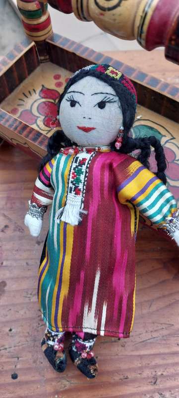 Rare hand made cradle and doll check more related stuff on my auctions