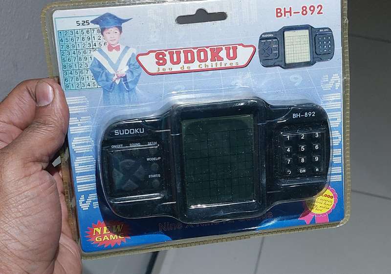 Vintage sudoku hand held game item sealed so sold as not working