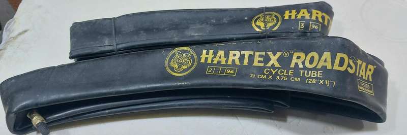 bicycle tyre tube size in picture bid for both