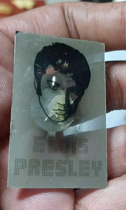 Vintage celebrity badges bid for the lot