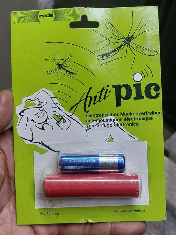 Rare Vintage made in Switzerland mosquito repellant  never opened