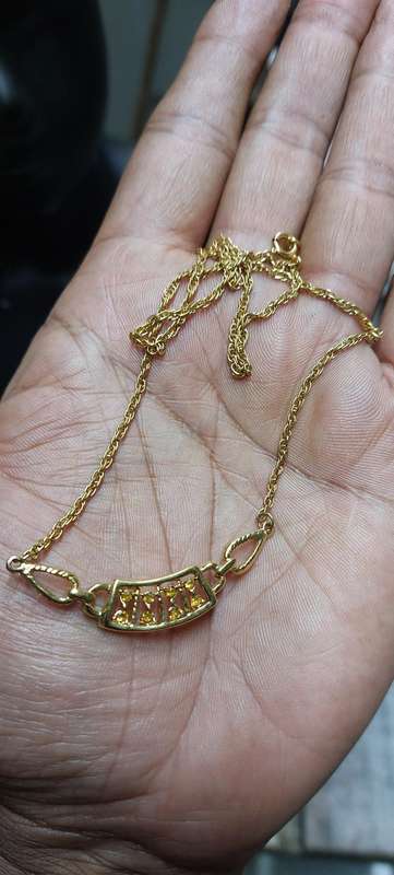 Vintage chain and pendant