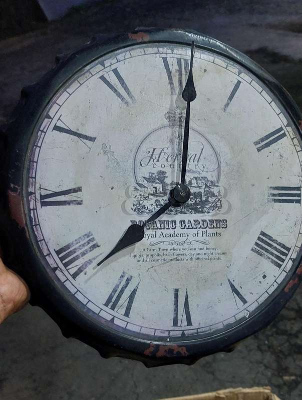 large vintage clock sold as not working