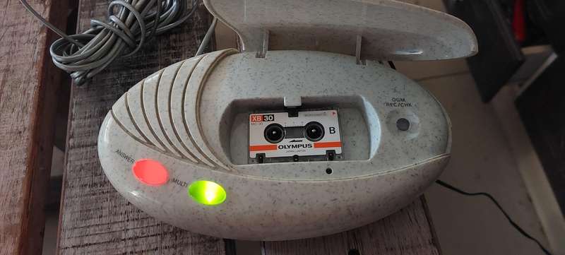 Vintage Micro Cassette Message Recorder