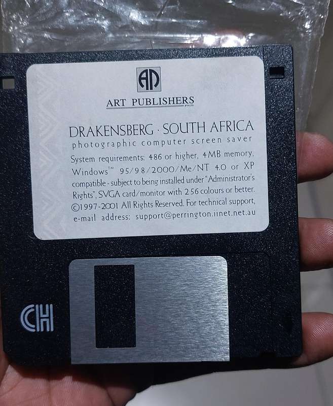 Vintage floppy disc