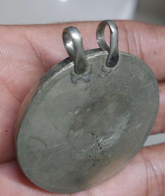 Vintage large pendant unsure of materials
