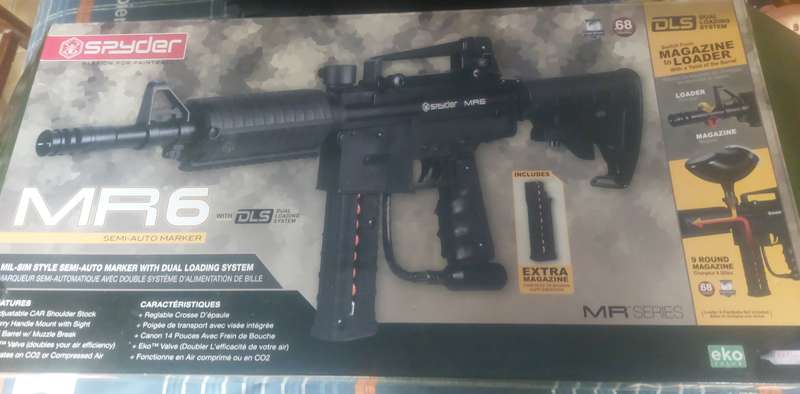 MR6 SPYDER PAINTBALL GUN