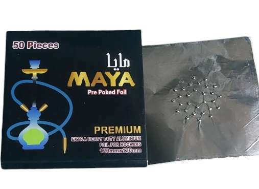 hookah foil and coals