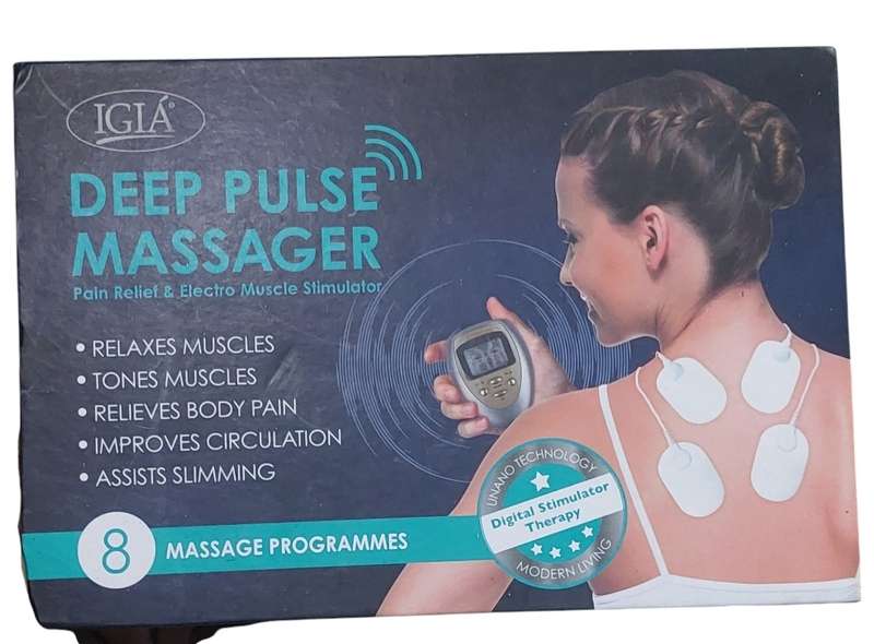 IGIA DEEP PULSE MASSAGER BATTERY INCLUDED