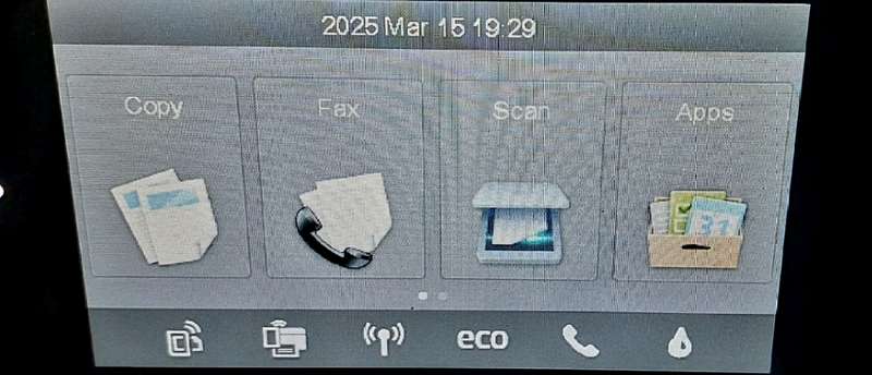 HP OFFICE JET PRO 8620 TOUCH SCREEN WORKS PERFECTLY INK ONLY REQUIRED