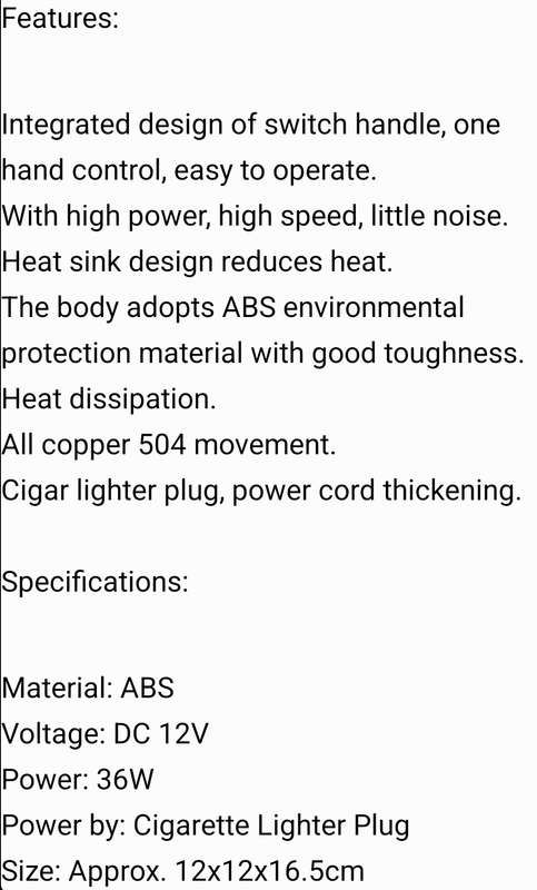 ALL COPPER 504 MOVEMENT HAND POLISHER 12V 36W