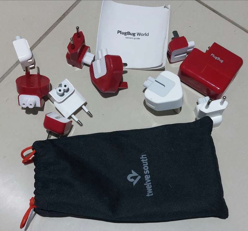 twelve  south plugbug adaptor for charging apple MacBook's and usb devices internationally