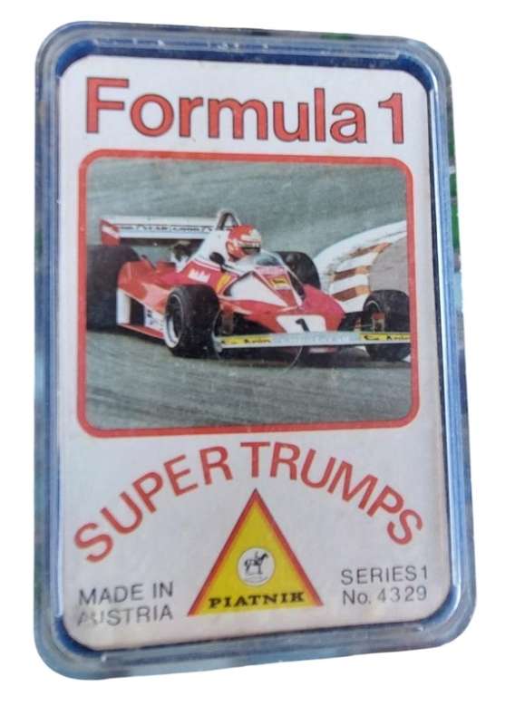 Rare Piatnik made in Austria formula 1 cards in case