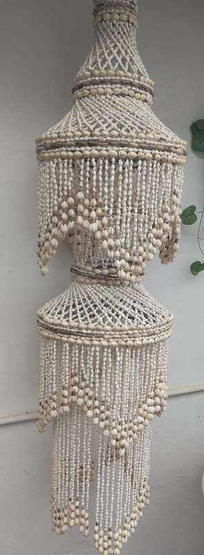 sea shell puka Macrame