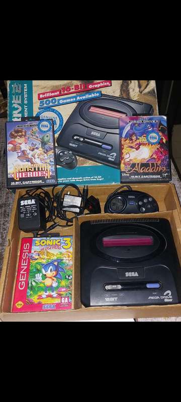 Super rage sega megadrive all original components including 3 game