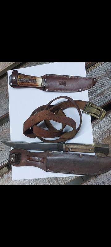FOR THE COLLECTOR Rare solingen German knives x 2 awesome condition