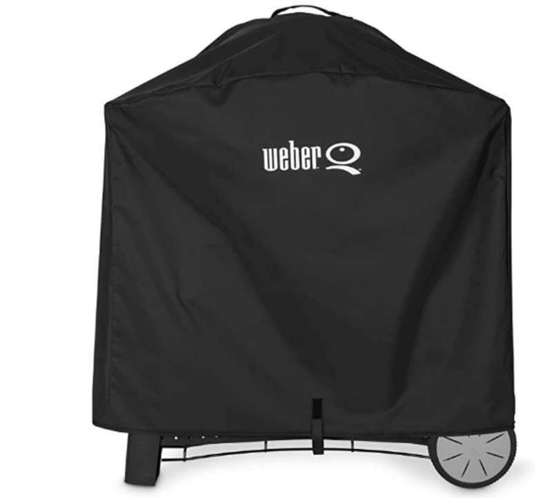 WEBER GRILL COVER HARDLY USED TOP CONDITION CORRECTION IN LISTING NOT CADAC