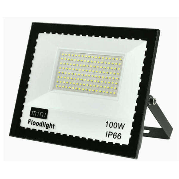 LED Flood Light, 100W IP68 Waterproof, Outdoor Security Lights, Pack of 5, Black