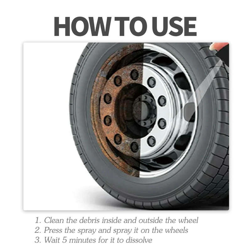 Homonth Brake Bomber Non-Acid Wheel Cleaner and Bug Remover, 120ml