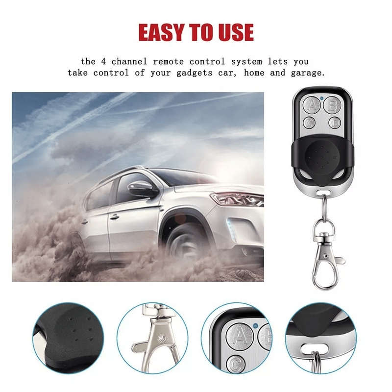 AOWEIXUN ORVESION UNIVERSAL FIXED CODE REMOTE CONTROL - SET OF 4