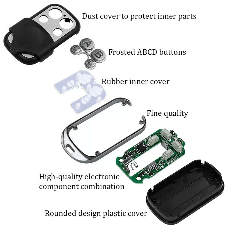 AOWEIXUN ORVESION UNIVERSAL FIXED CODE REMOTE CONTROL - SET OF 4