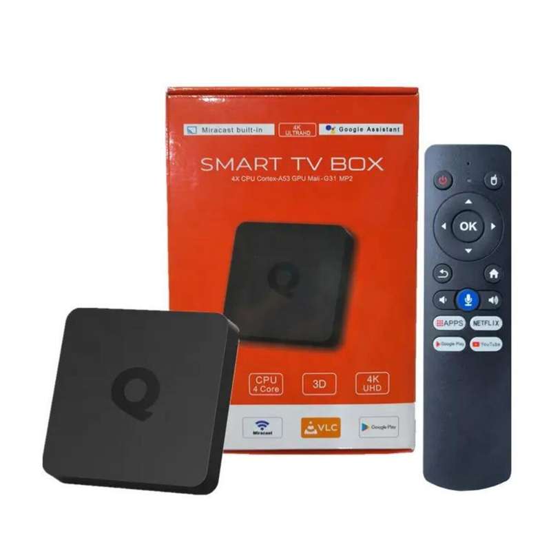 SMART Android TV BOX with Allwinner 4x CPU Cortex-A53 GPU Mali-G31 MP2