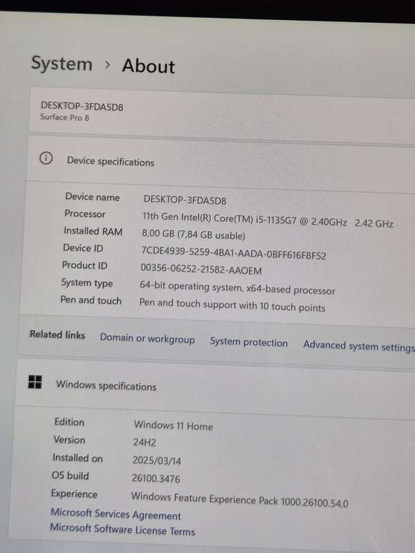 Microsoft Surface Pro 8 | 11th Gen Core i5 | Good As New